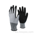 guantes de seguridad resistentes a Hespax Pu Palm recubrimiento